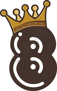 数字王人群签名符号金子棕色女王王国背景图片