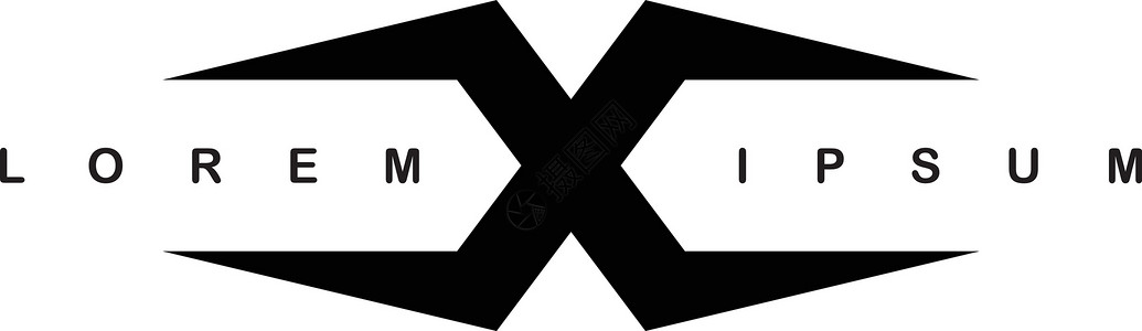字母 x 标志标识模板品牌身份力量背景图片