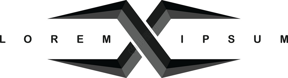 字母 x 标志标识模板身份品牌力量背景图片