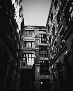 B/W Alley 奥斯陆背景图片