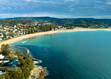 澳大利亚阿沃卡海滩背景图片