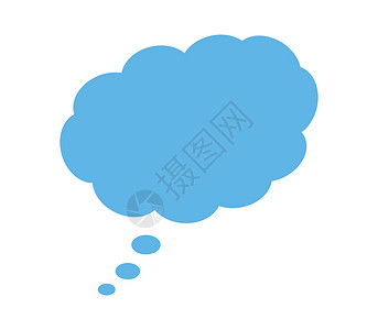 思想云 ico标识演讲艺术乐趣插图草图气泡气球漫画白色背景图片