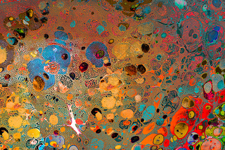 抽象 grunge 艺术背景纹理与五颜六色的油漆 spla彩虹花岗岩绘画粮食花纹墙纸复古纺织品染料脚凳背景图片