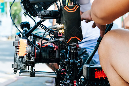 电影组广播演播室电影集摄影导演齿轮拍摄职业视频三脚架背景图片