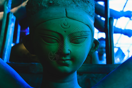 durgaMaa Durga 或特写女神作坊文化传统艺术玩具建筑学风格创造力数字背景