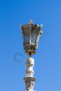 用于装饰的奥托曼风格天花灯市场艺术玻璃纪念品装饰品脚凳灯笼背景图片