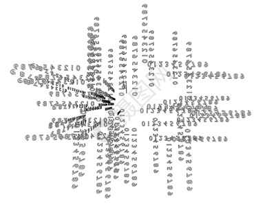 由数字组成的抽象背景流动计算学校矩阵数据算术统计数数科学数学背景图片
