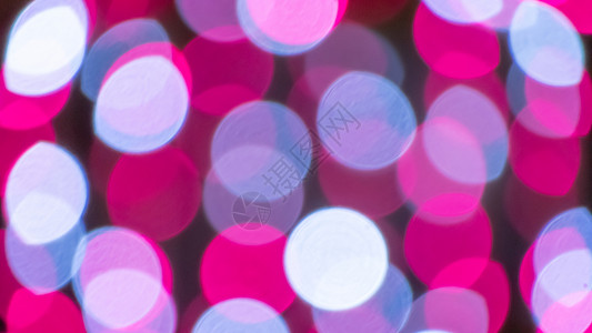 抽象的节日背景白色圆圈耀斑魔法星星粉色辉光墙纸背景图片