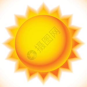 太阳的图形在白色上被孤立 夏天 阳光明媚的天气 幸福环境晴天活力橙子黄色来源晒黑气候射线热带背景图片