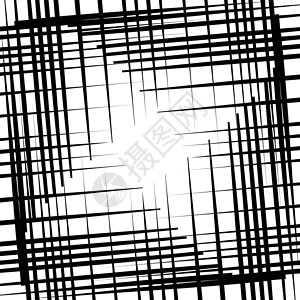 抽象艺术单色背景图案 可编辑矢量光学灰阶图形化艺术品插图黑色白色线条操作抽象派背景图片