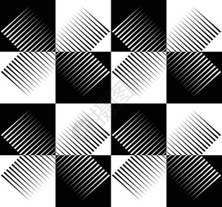 抽象的单色矢量图案背景 无缝代表抽象派打印图形化操作白色黑色几何学艺术灰阶插图背景图片