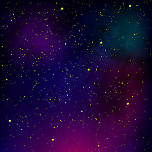 星夜模式 星空背景 太空中的星云 宇宙星系纹理背景图片