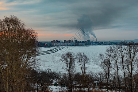 雪之荣耀城市景观荣耀广场高清图片