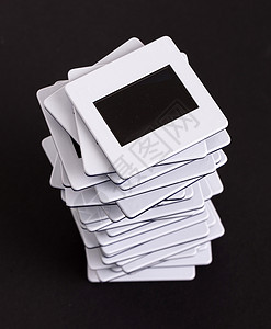 孤立的旧幻灯片收藏边界回忆记忆相机盒子空白白色照片专辑背景图片