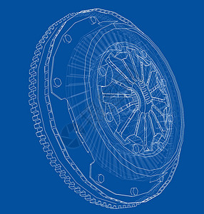 汽车 离合器车用离合器提篮草图火花光盘维修引擎传播剪影插图插头轴承金属插画