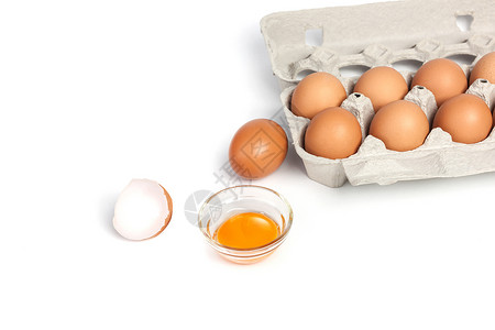 纸浆鸡蛋回收烹饪食物棕色农场包装早餐模具案件牛皮纸背景图片