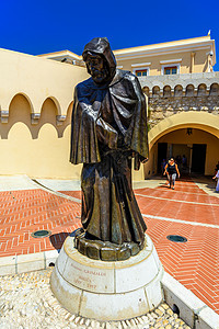 安东尼格里兹曼弗朗索瓦·格里马尔迪·马利齐亚纪念碑 1297-1997年 蒙方维尔背景