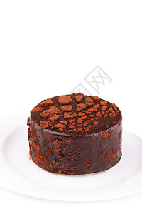 巧克力穆斯圆蛋糕派对蓝色蛋糕小吃食物餐厅糕点盘子奶油美食背景图片