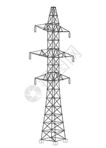 电塔或电塔概念 韦克托技术大纲城市框架草图电报电缆电力电压力量图片