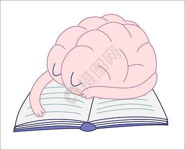 心理学书睡脑脑合集学校科学想像力器官学习专注学生艺术智力知识设计图片