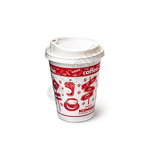 咖啡纸杯 白背景茶叶尺寸咖啡店嘲笑白色小样空白纸板食物背景图片
