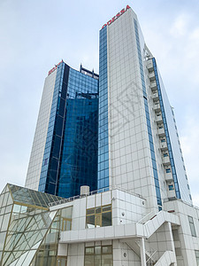 30年同学会乌克兰敖德萨2017 年 12 月 30 日 敖德萨酒店是乌克兰最大的酒店之一 也是敖德萨地区最大的酒店海港旅行蓝色城市天空建筑背景