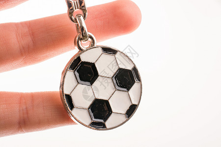 足球手素材手持足球形状键盘阴影钥匙钥匙扣金属钥匙链钥匙圈游戏背景