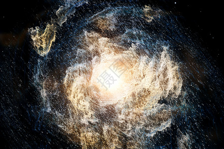 3d 渲染宏伟的螺旋星云 宇宙背景蓝色星星星座天文学天空粒子发光活力辉光科学背景图片