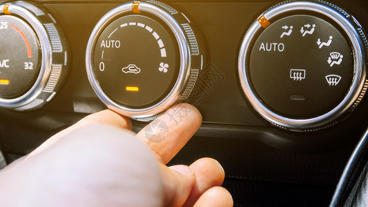 车部位汽车空调人体冷气机按钮引擎交通低温温度车速技术运输背景