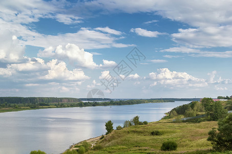 俄罗斯伏尔加河高清图片