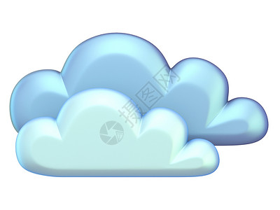 clouds气象图标 CLOUDS 3D背景