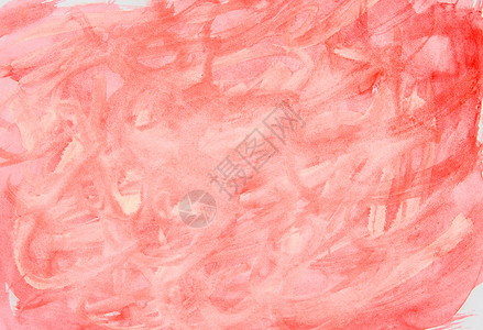 水彩插图抽象珊瑚粉彩背景手绘背景图片