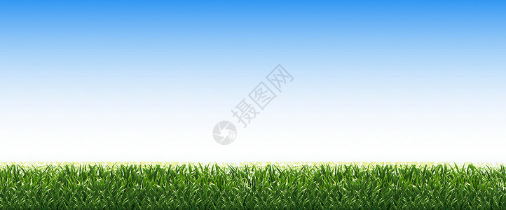 绿色草地边框蓝色 Sk背景图片