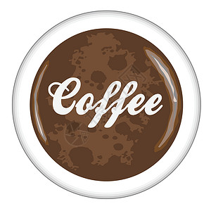 格拉巴酒咖啡薄泡咖啡图标绘画咖啡店艺术品液体艺术杯子插图黑色食堂棕色插画