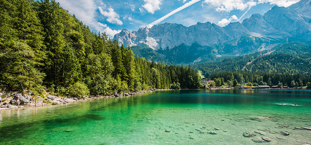 巴伐利亚伊布西湖高清图片