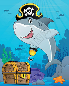 海盗鲨鱼专题图像9背景图片