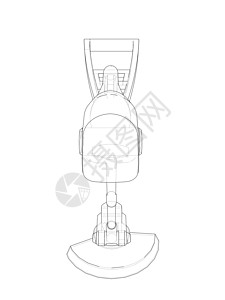 轮廓修剪器割草机 韦克托绿化杂草机器绘画植物乐器维修服务修剪草地图片