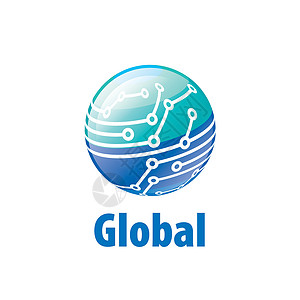 互联网大会会址矢量标志 glob轨道信号技术标签世界网络全球社会商业圆圈设计图片