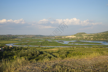 罕萨河俄罗斯全景高清图片