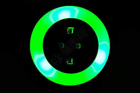 五颜六色的小夜灯耀斑控制辐射数字技术枝形插图戒指灯泡展示背景图片