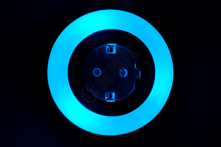 五颜六色的小夜灯绘画活力力量耀斑魔法辐射圆圈展示插图数字背景图片
