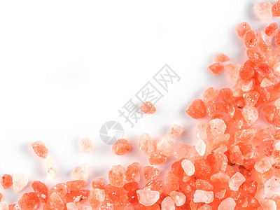 晶体中的喜马拉雅粉色盐异国美食生物水晶粉盐食物小路香料烹饪岩石背景