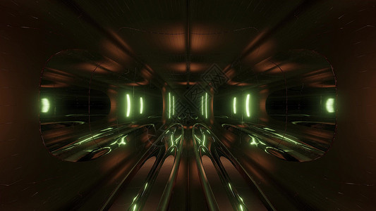 蓝光背景三度覆盖的清洁风格闪光隧道走廊背景背景Name科幻艺术镜子插图3d反射玻璃深色运动对比度背景图片