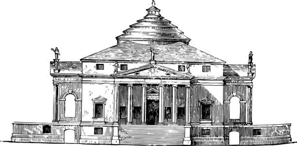帕拉迪奥 (Palladio) 的别墅 帕拉迪奥 (Palladio) 的作品如此著名 vi背景图片
