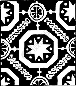 拳皇1313 世纪的编织设计也是 14 世纪的编织设计插画
