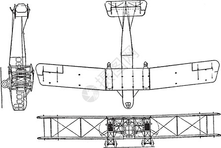 寰椎C1劳森 C 1型C1型双自由车机空运插画