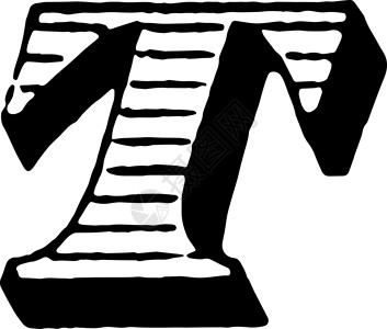Tvintage 插图的斜体首字母背景图片