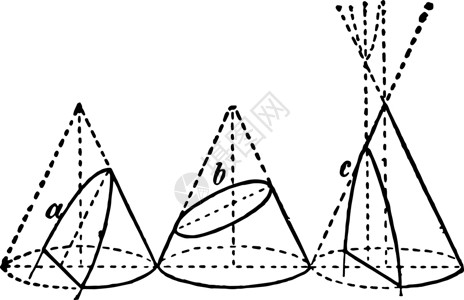 Cone 古董插图背景图片