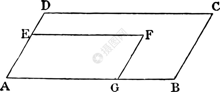 左边框框角Gnomon 复古插图插画