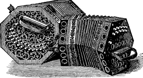 蛇腹形 古代插图背景图片